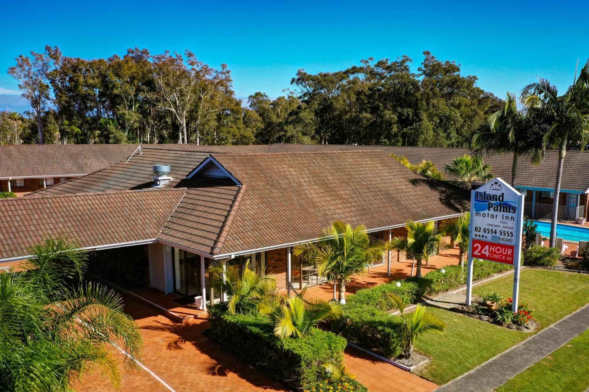 Island Palms Motor Inn Forster Eksteriør bilde